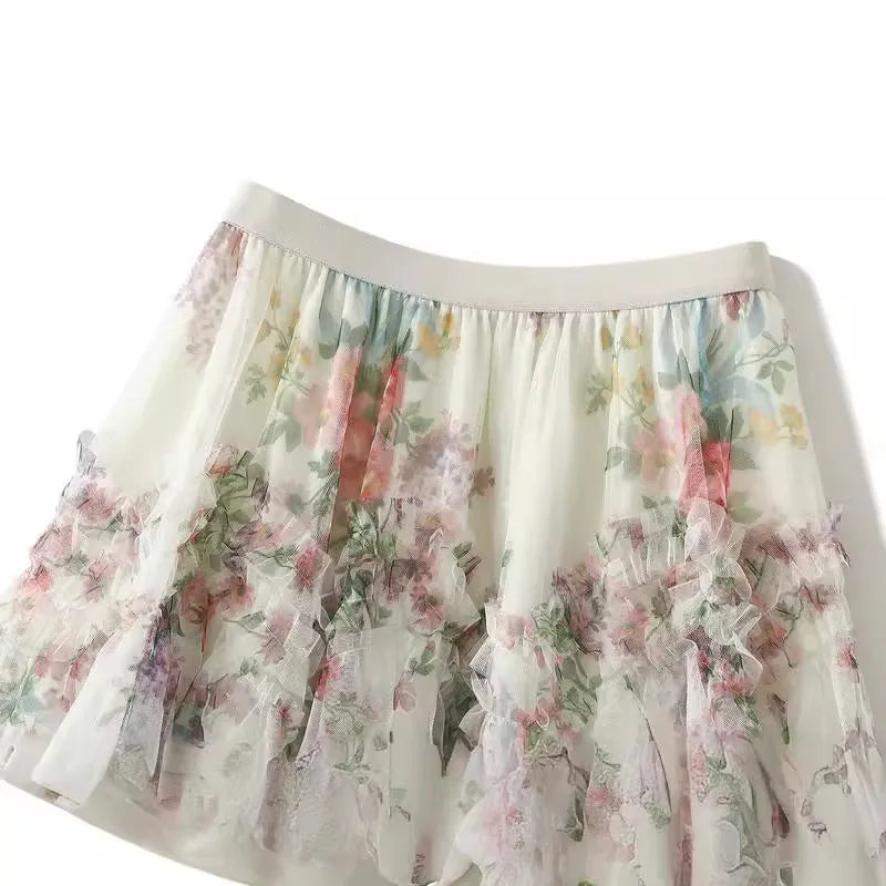 Floral Long Skirts