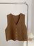 Casual Vintage Knit Sweater Vest
