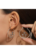 Mystic Forest Hoop Earrings