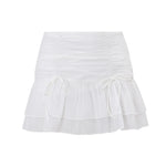 Angelcore Sheer Ruched Skirt