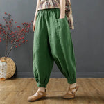 Linen Breeze Ankle Pants