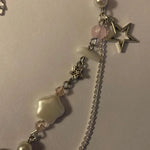 Fairycore Star Charm Pearl Choker Necklace