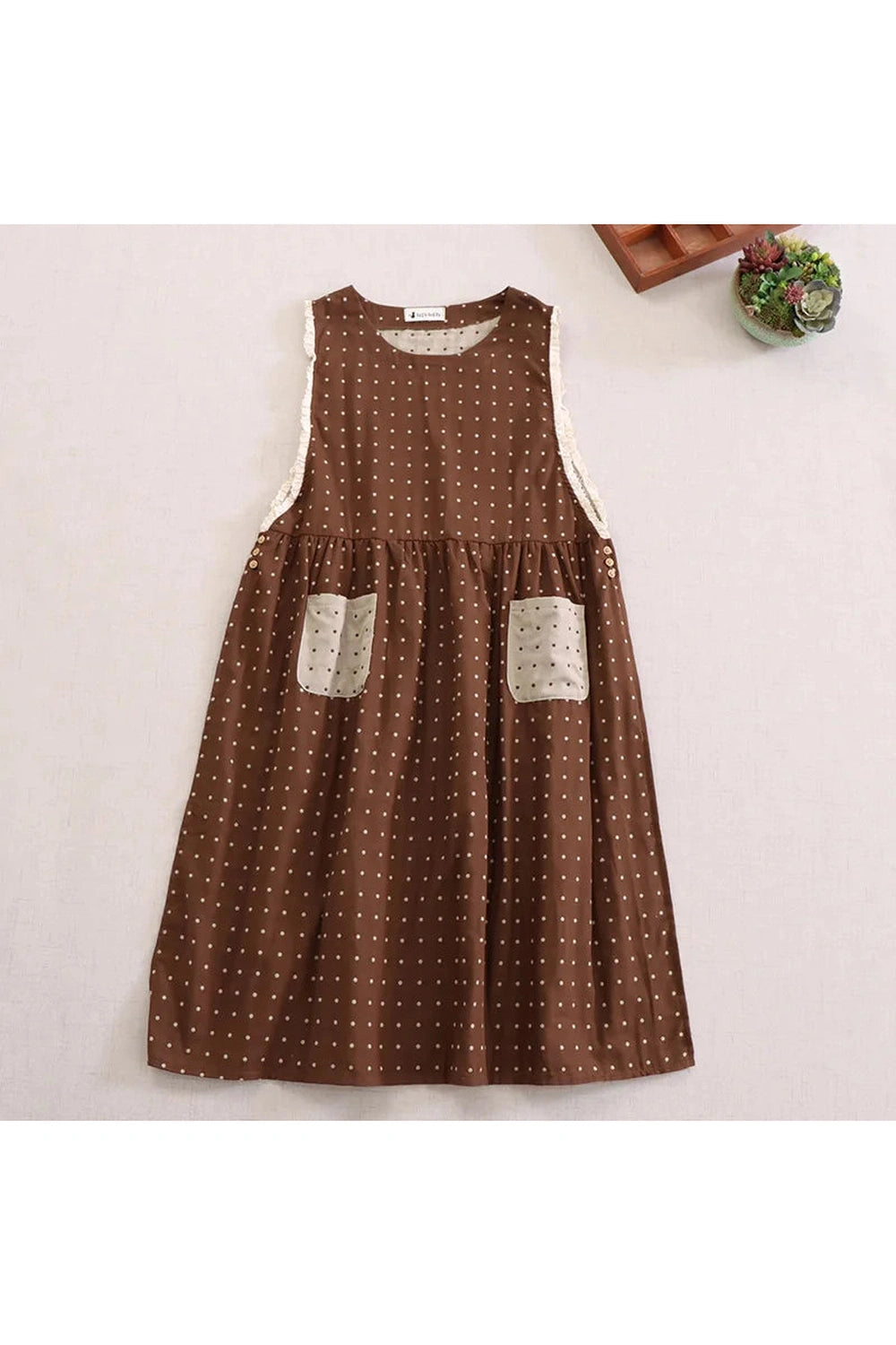 Polka Dot Dress Pinafore