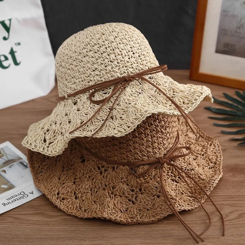 Sombrero de sol de ganchillo Breezy Boho