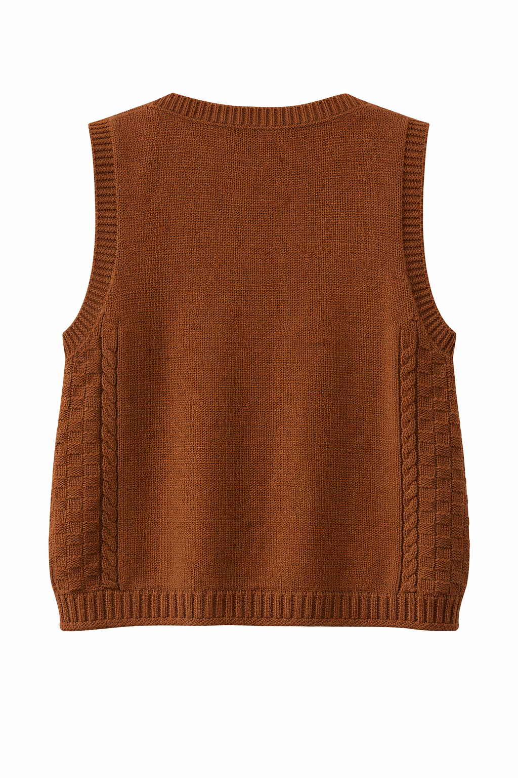Cottagecore Autumn Harvest Embroidered Knit Vest