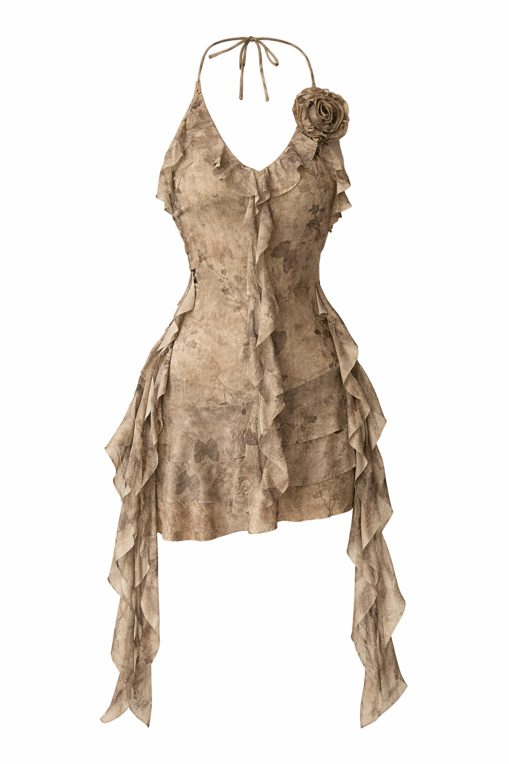 Fairy Grunge Forgotten Garden Halter Dress