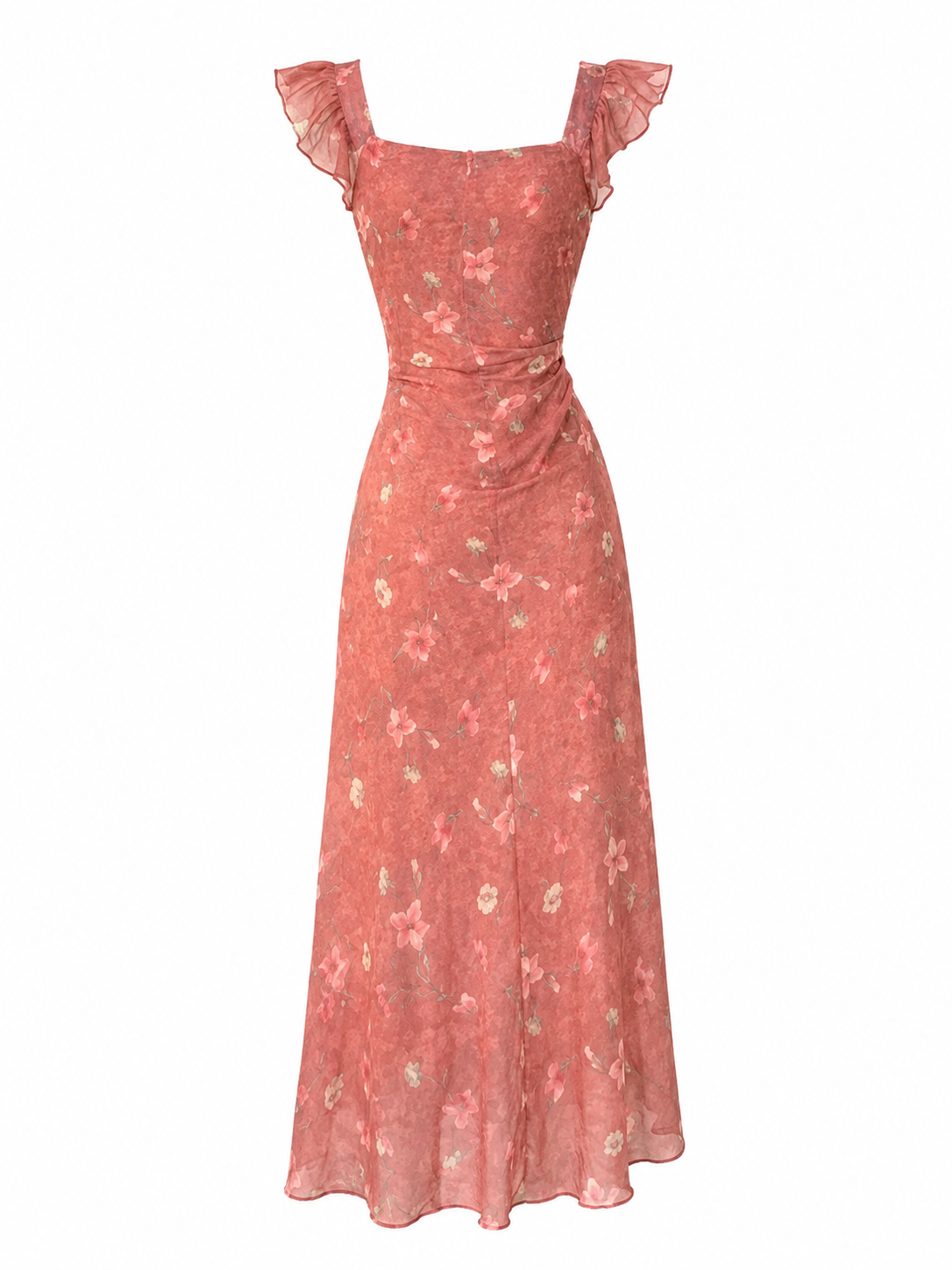 Prairie Blooming Reverie Floral Midi Dress