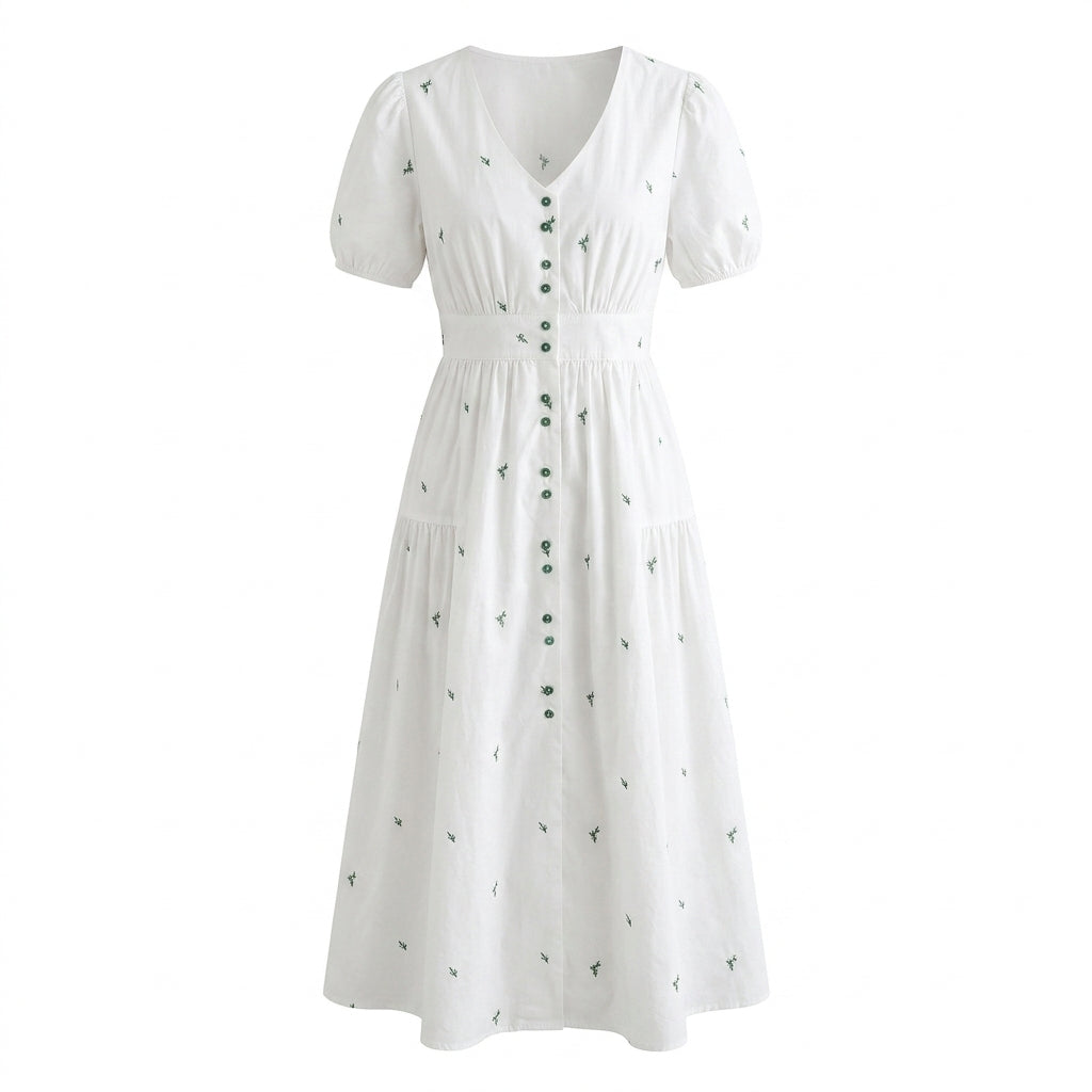 Cottagecore Midi Dress