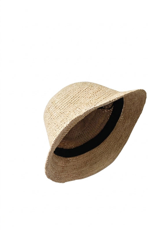 Mori Girl Raffia Bucket Hat