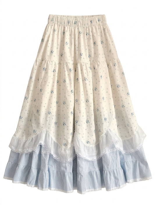 Cottagecore Ruffle Skirt