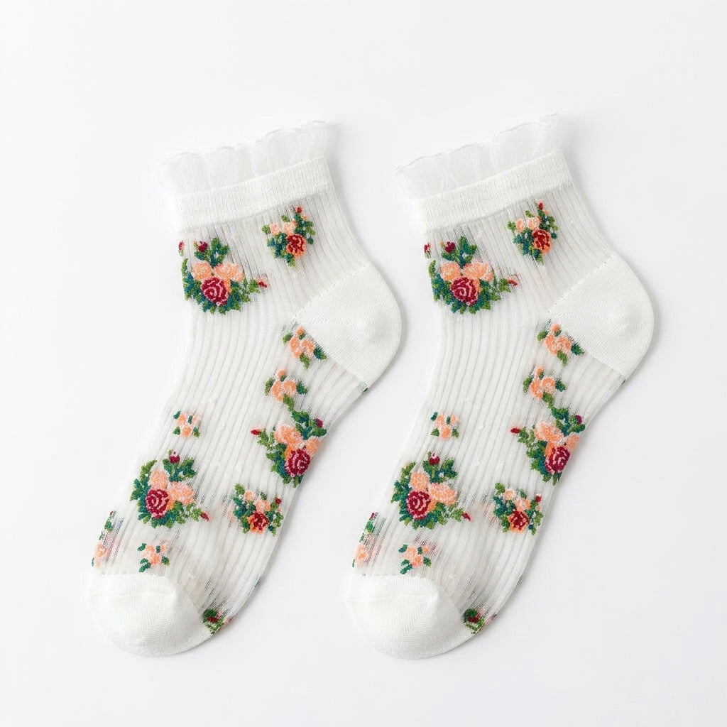 Cottagecore Ruffle Ankle Sock