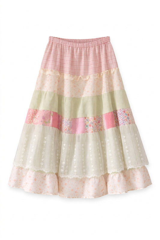Cottagecore Tiered Skirt