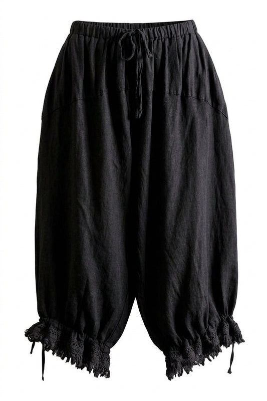 Dark Cottagecore Balloon Harem Pants