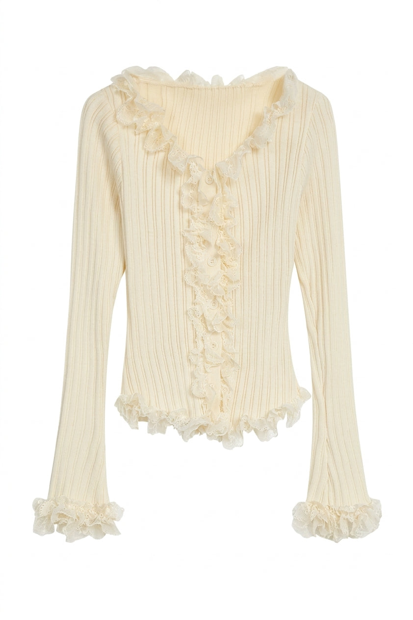 Ethereal Ruffle Blouse