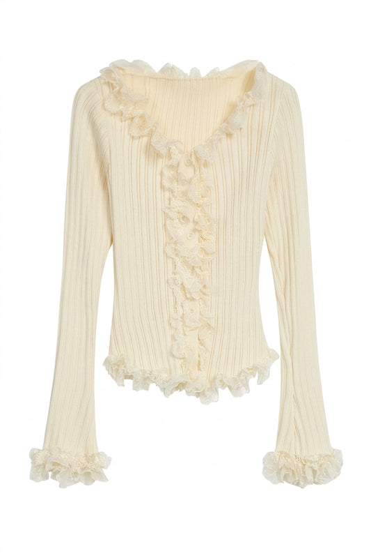 Ethereal Ruffle Blouse