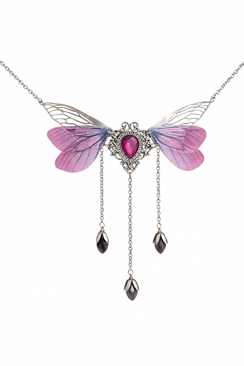 Fairycore Crystal Pendant Necklace