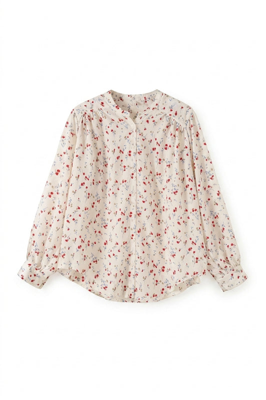 Cottagecore Scattered Bloom Blouse
