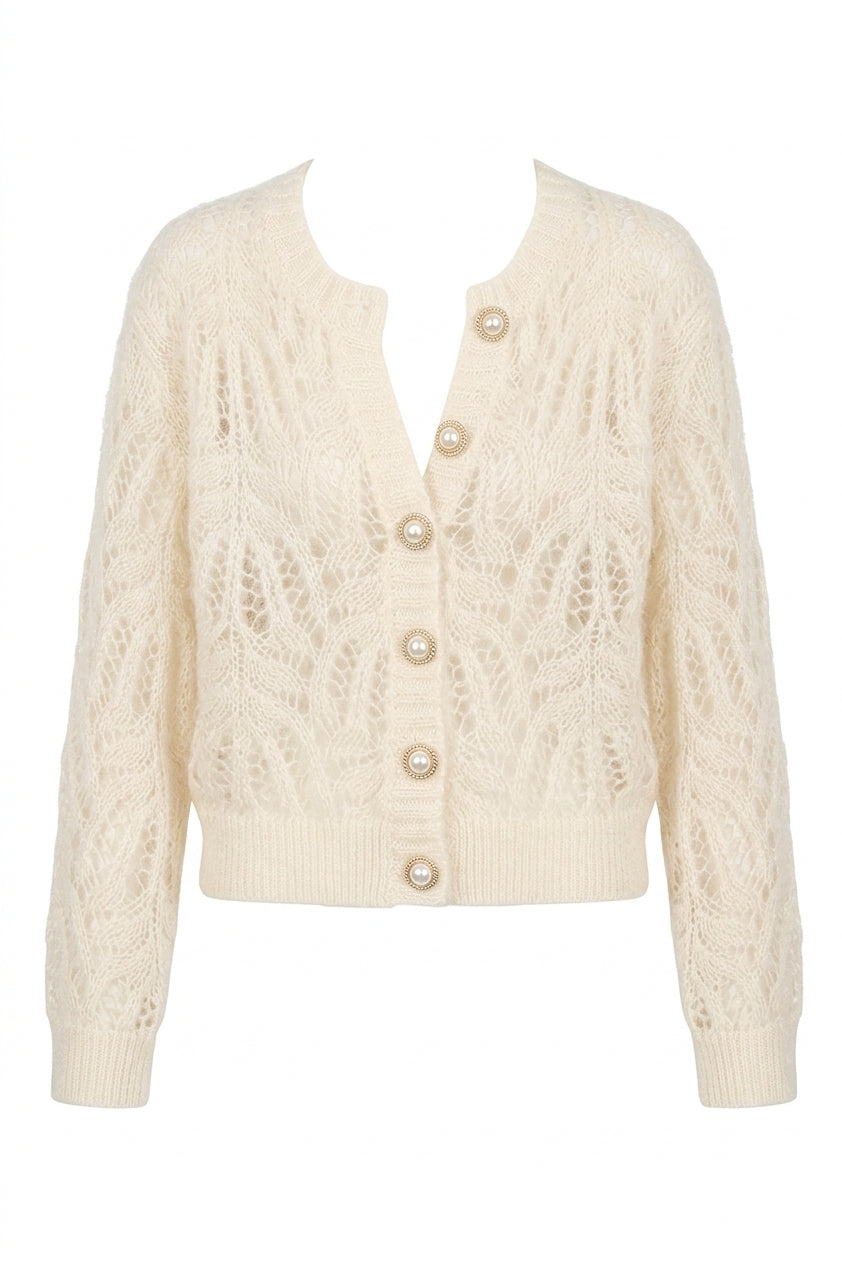 Ethereal Cobweb Lace Cardigan