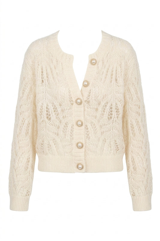 Ethereal Cobweb Lace Cardigan