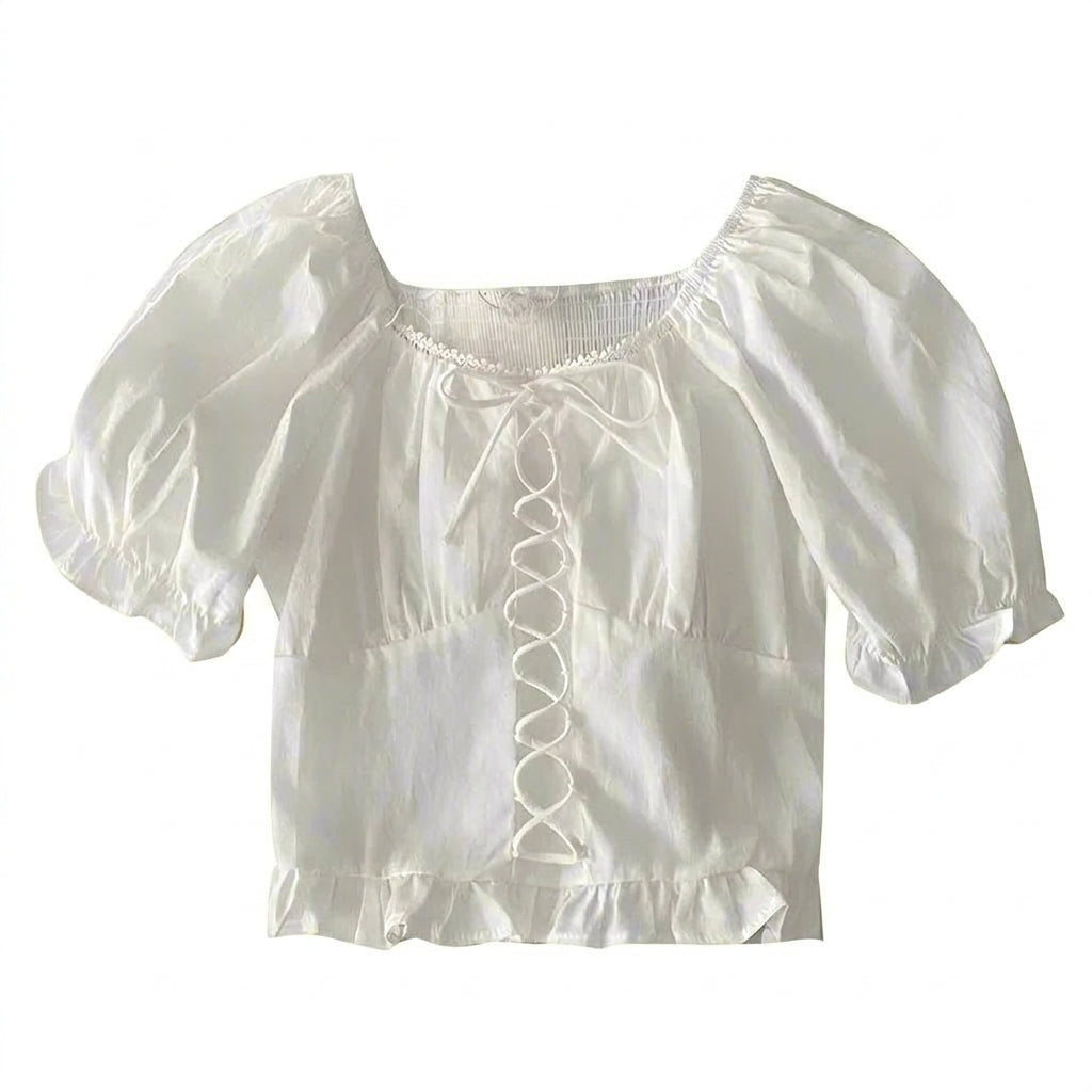 Vintage Sweetheart Top mit Schleife