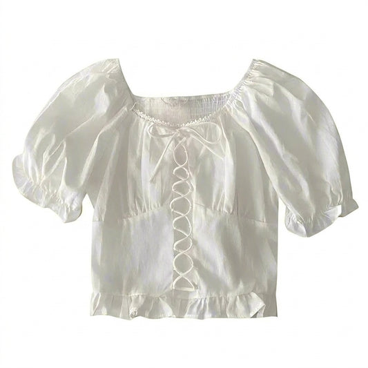 Vintage Sweetheart Top mit Schleife