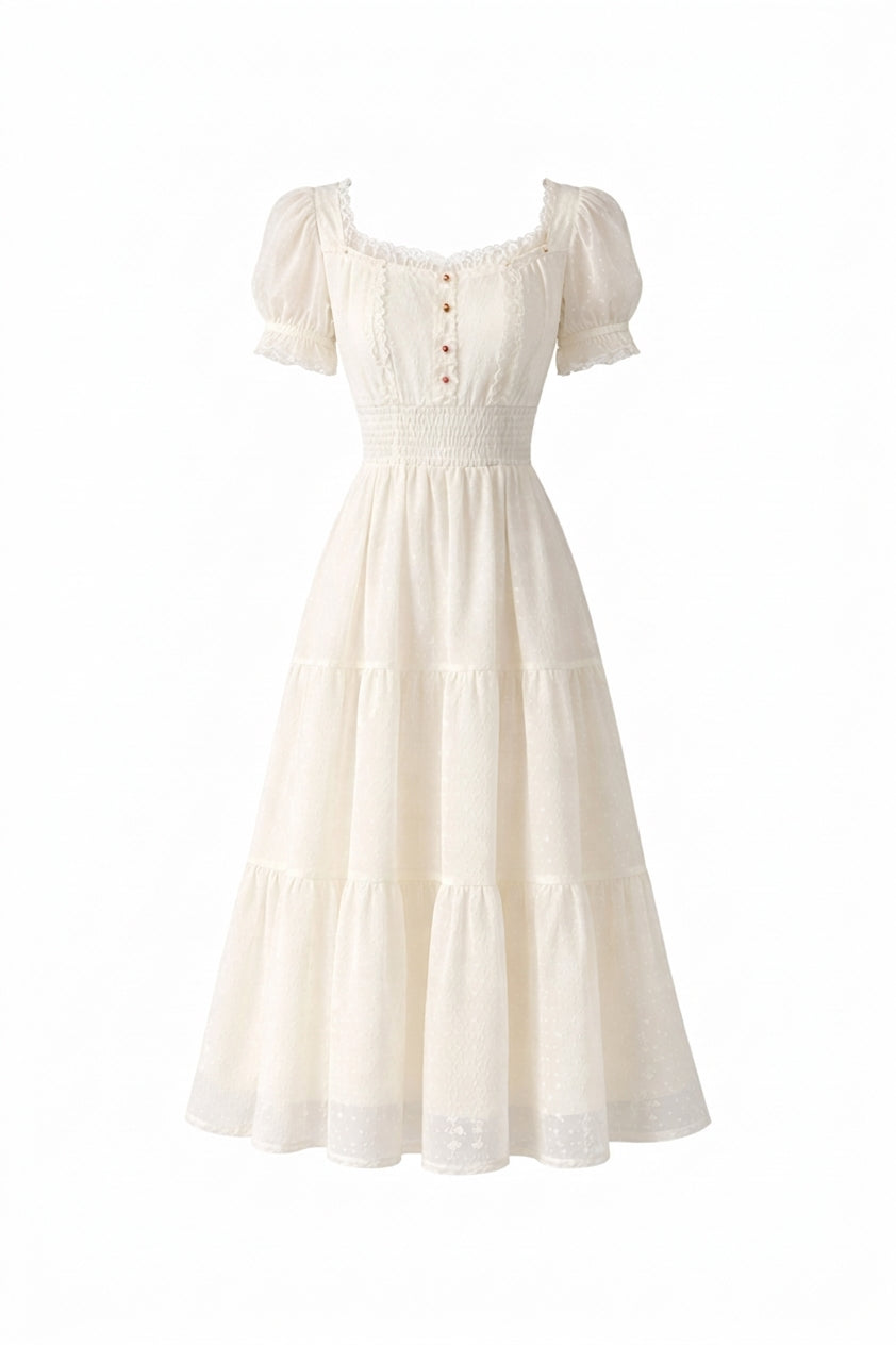 Cottagecore Midi Dress