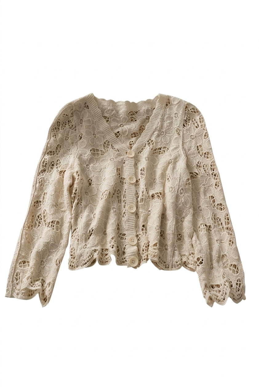 Cottagecore Lace Cardigan