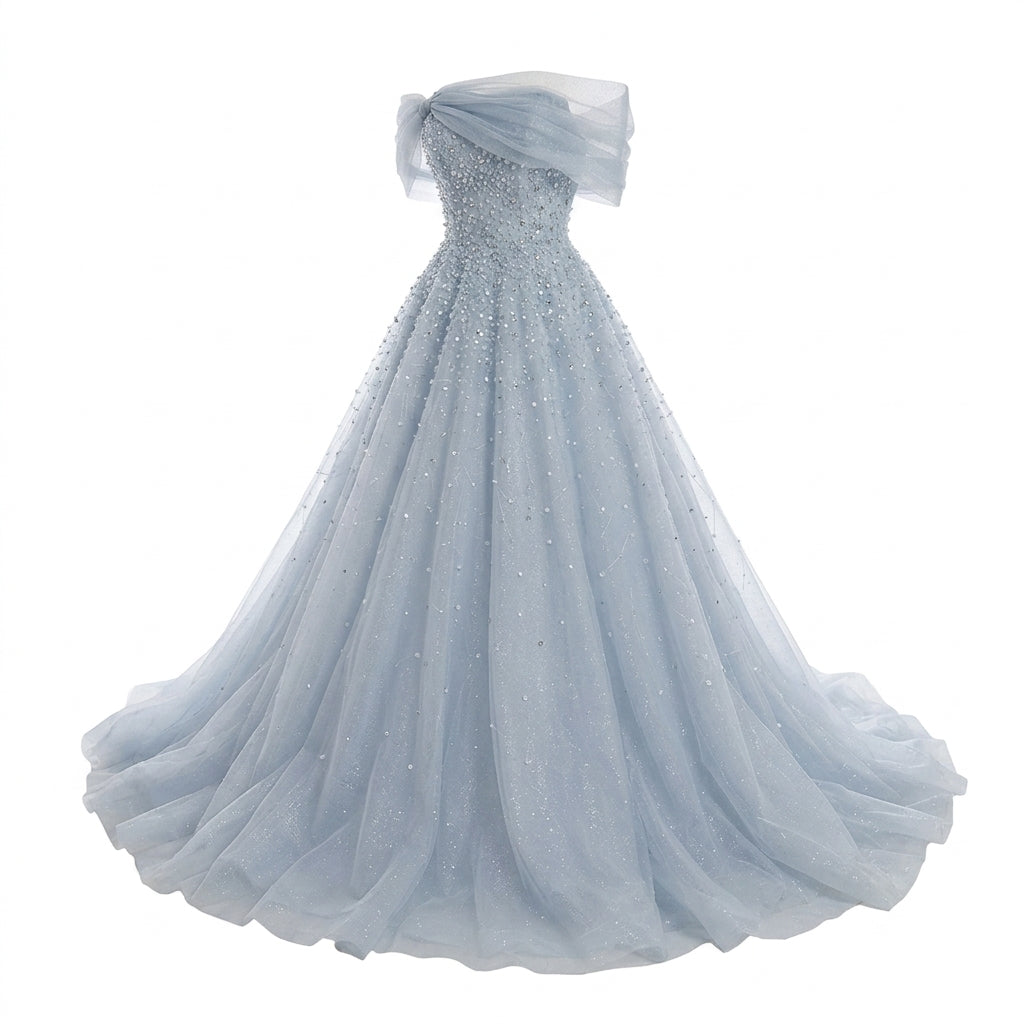 Ethereal Tulle Ball Gown Dress