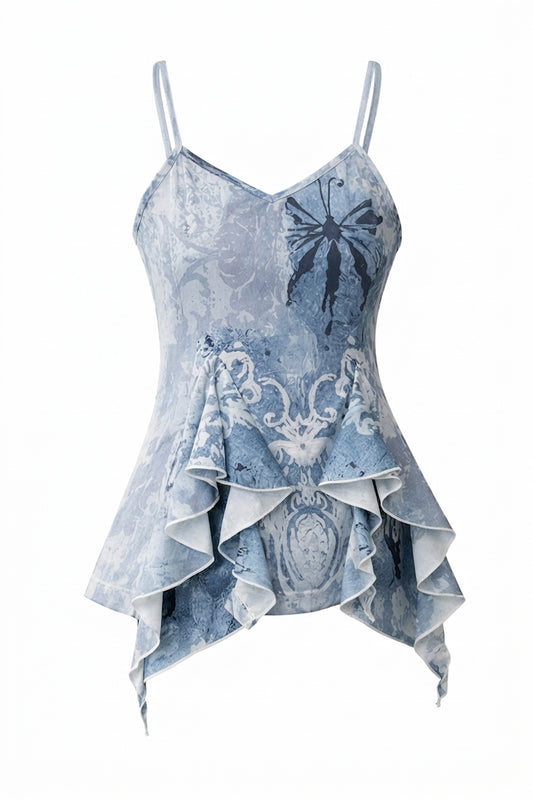 Tanktop mit Retro-Print