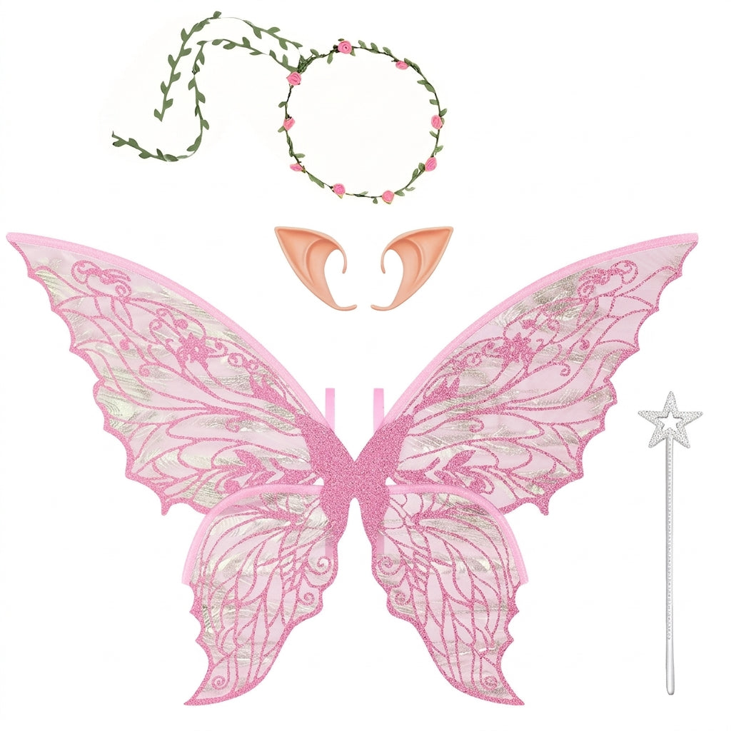 Fairycore & Floral Crown Set