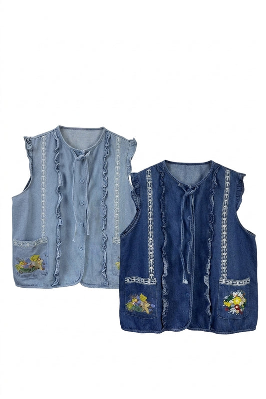 Cottagecore Ruffle Vest