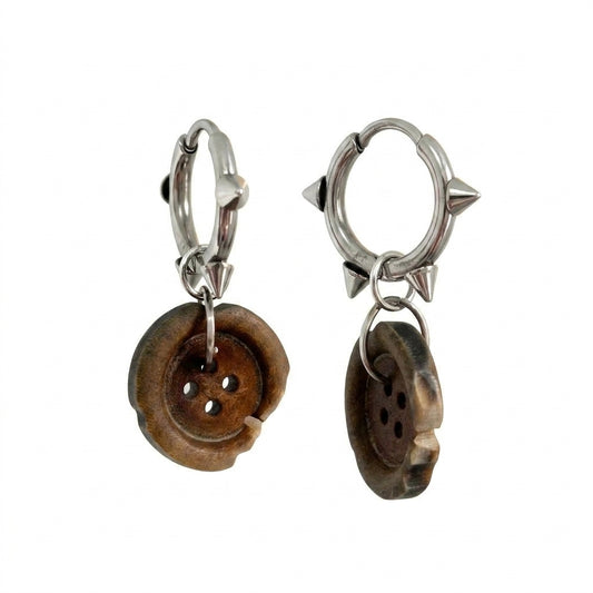 Goblincore Hoop Drop Earrings