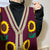 Sunflower Embroidery Retro Sweater -  - Сottagecore clothes