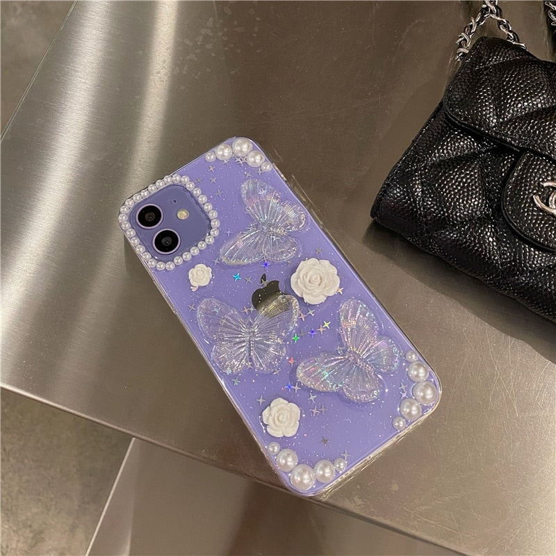 Butterfly Rose Case for iPhone