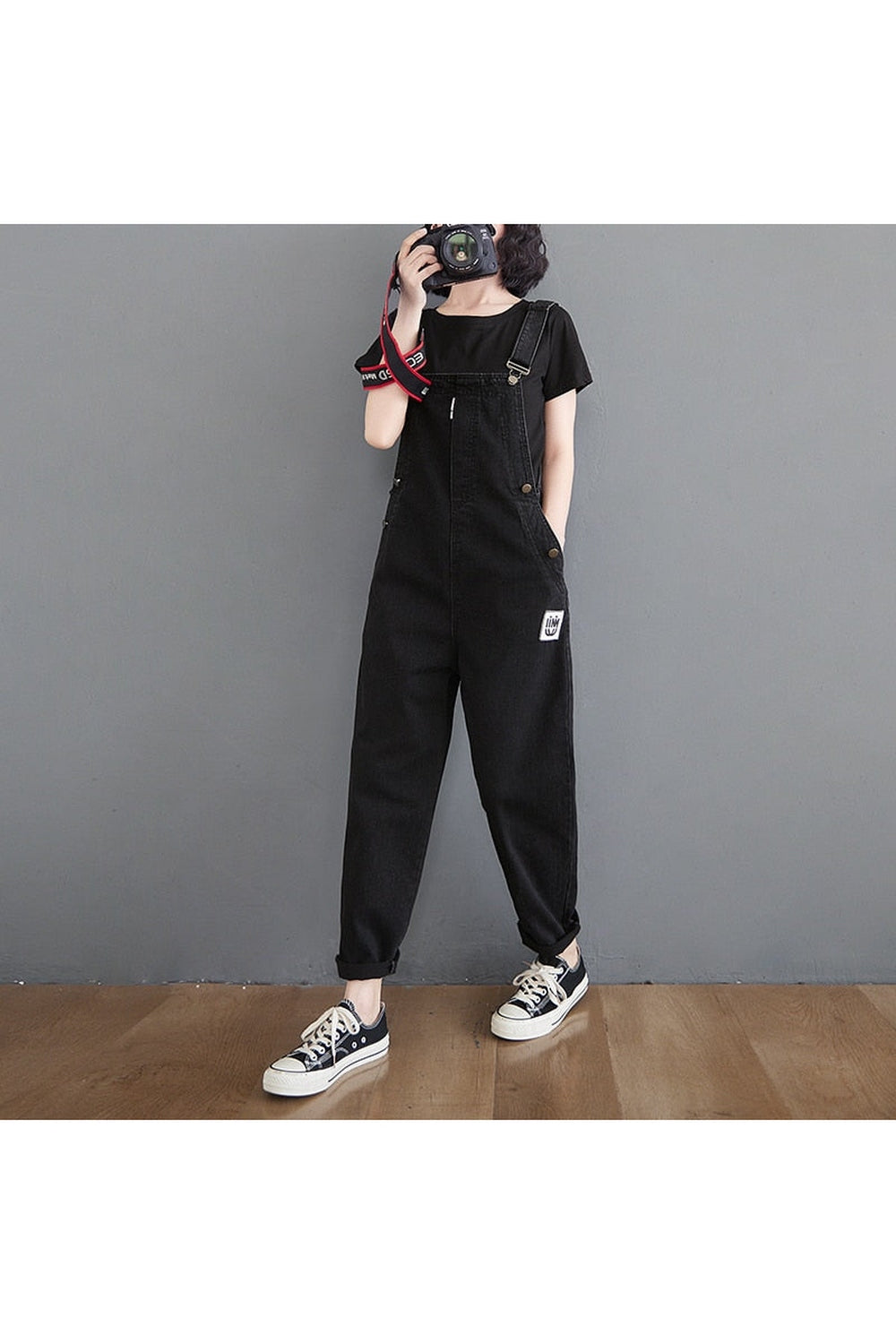 Vintage Casual Denim Overalls