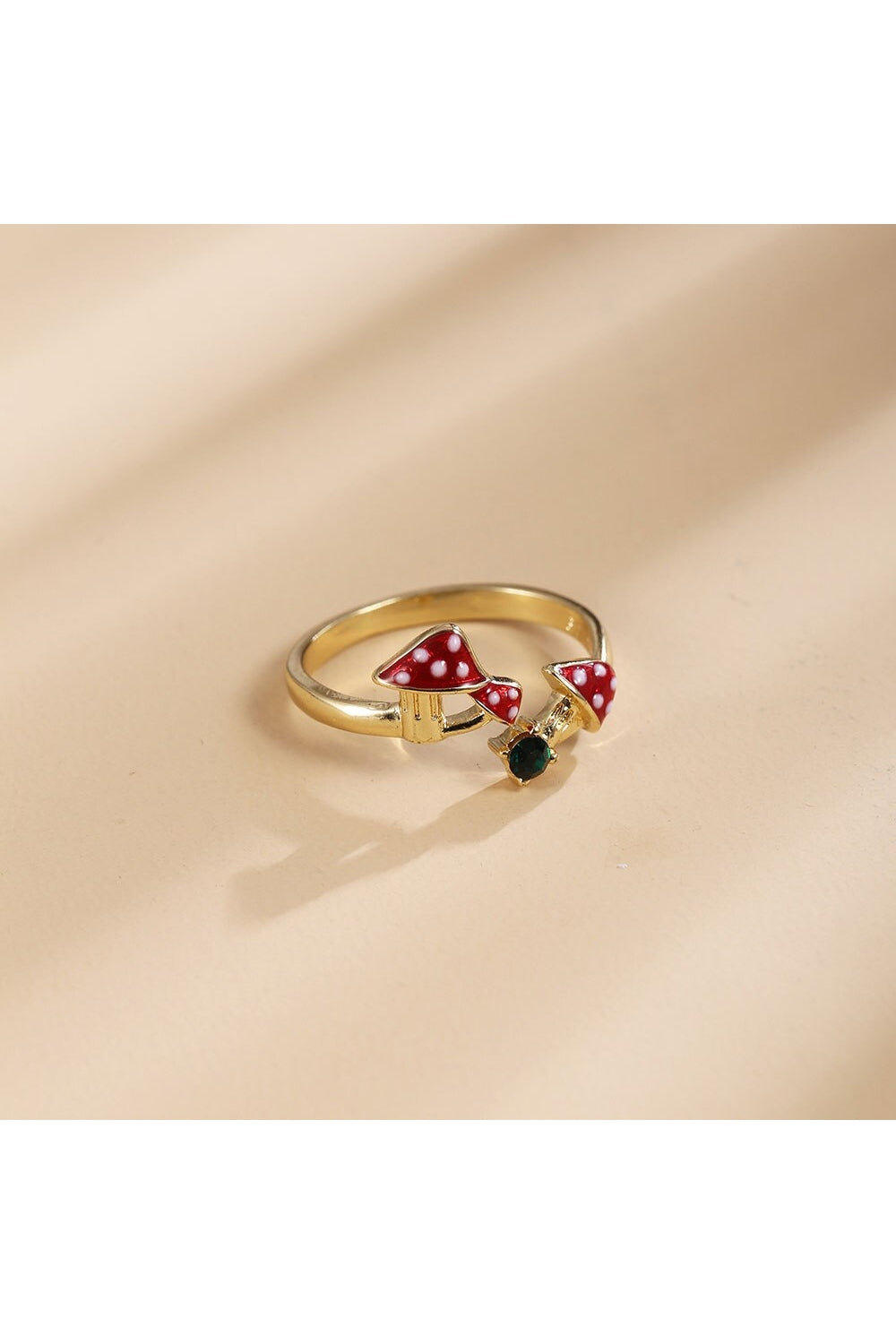 Retro Aesthetics Mushroom Ring