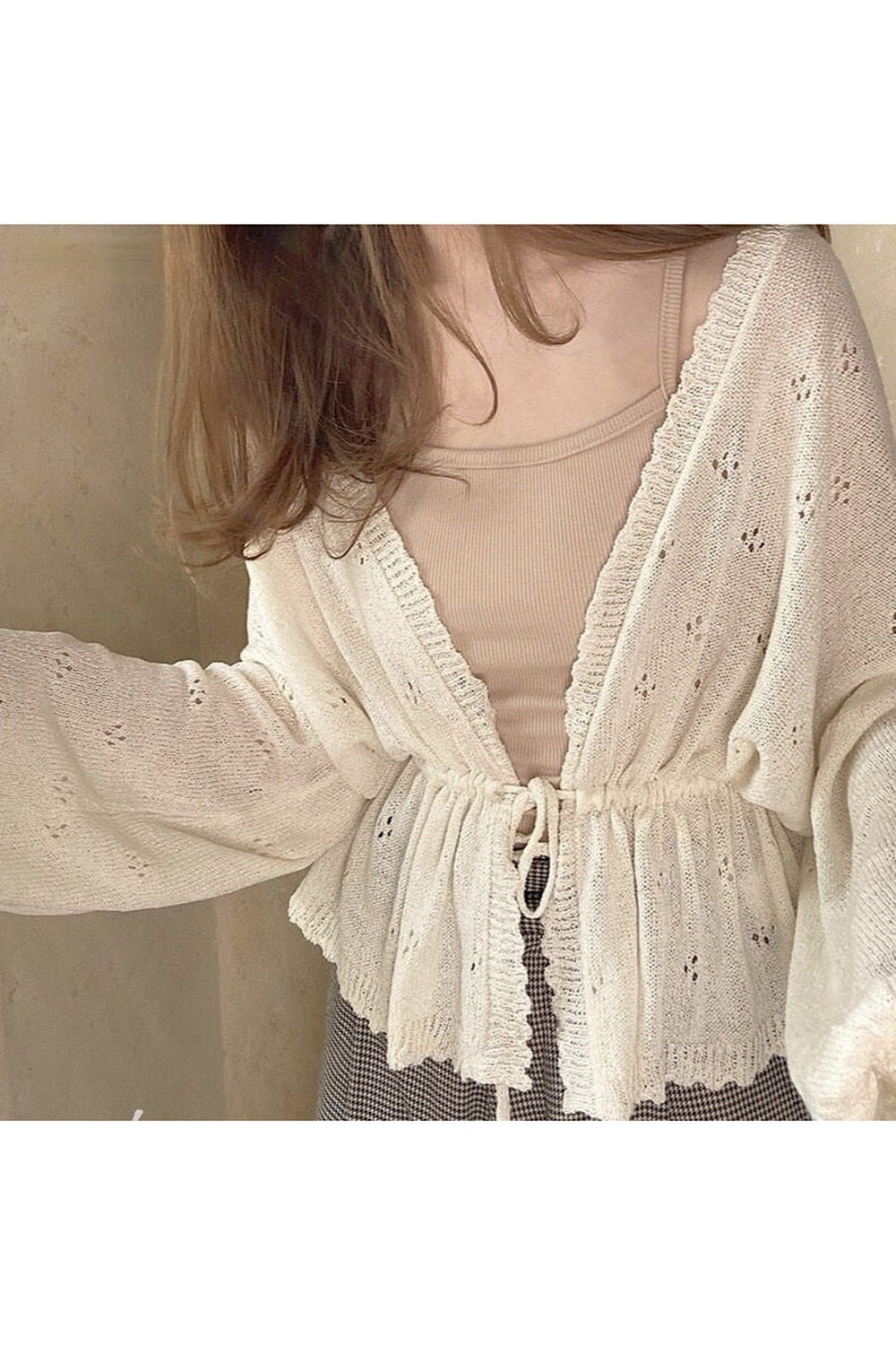 Vintage Style Knit Fall Cardigan cottagecoreclothes