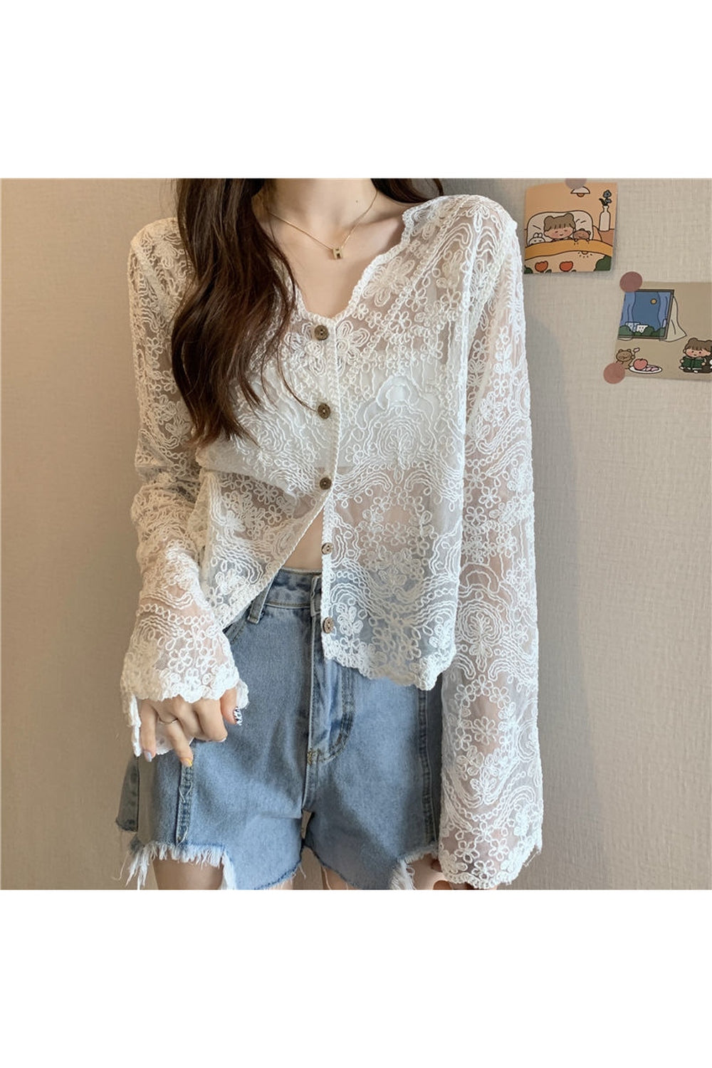 Cottage Fairy Lace Shirt cottagecoreclothes