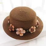 Flowers Ribbon Straw Hat