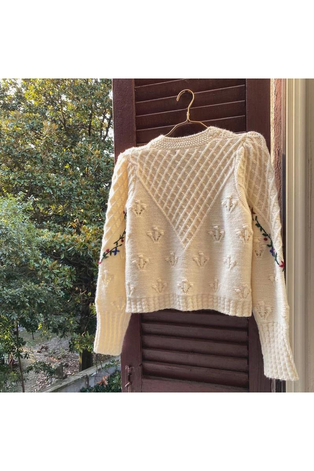 Flower Cottagecore Fall Cardigan Vintage cottagecoreclothes