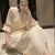 Elegant Fairycore Long Sleeve Dress - Dresses - Сottagecore clothes
