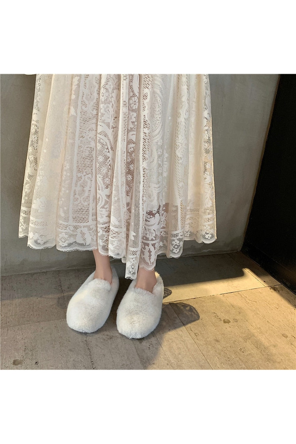 Cottagecore Lace Long Skirt cottagecoreclothes