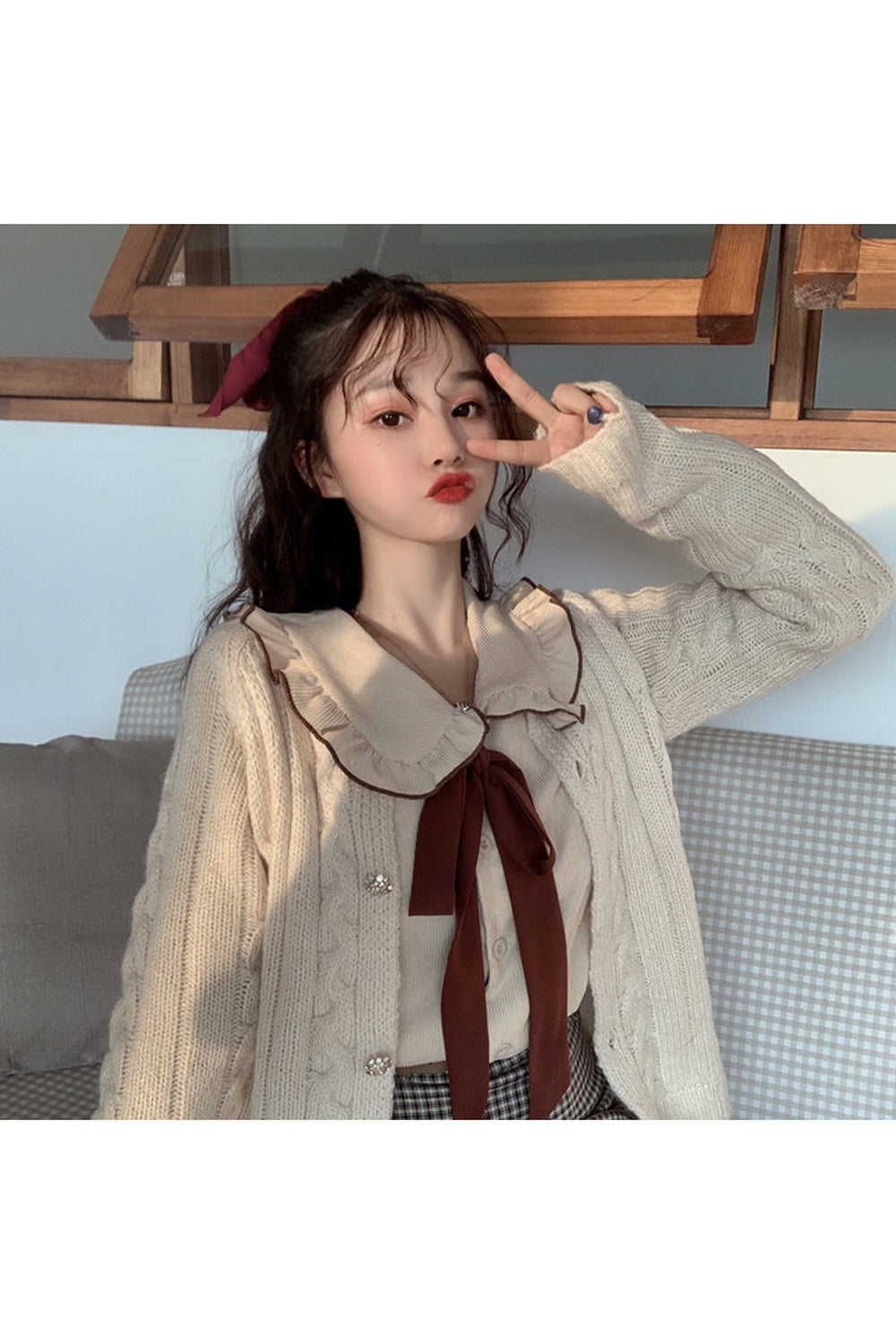 Elegant Mori Girl Blouse cottagecoreclothes