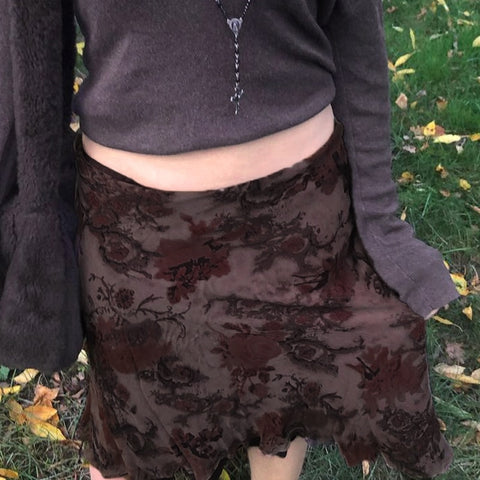 Fairycore Grunge Skirt - 0 - Сottagecore clothes