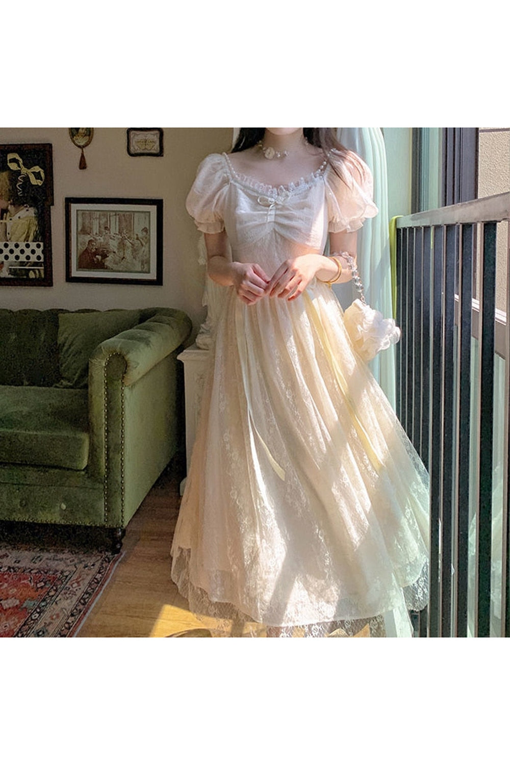 Elegant Princess Long Dress cottagecoreclothes