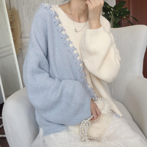 Vintage Knit Sweater -  - Сottagecore clothes