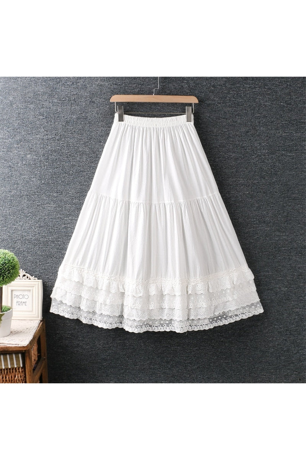 Cotton Retro Skirt