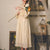 Vintage Casual Chiffon Dress -  - Сottagecore clothes