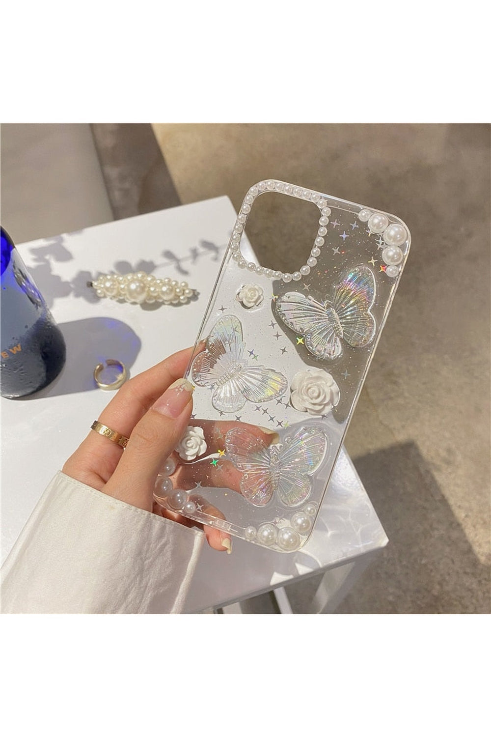 Butterfly Rose Case for iPhone cottagecoreclothes
