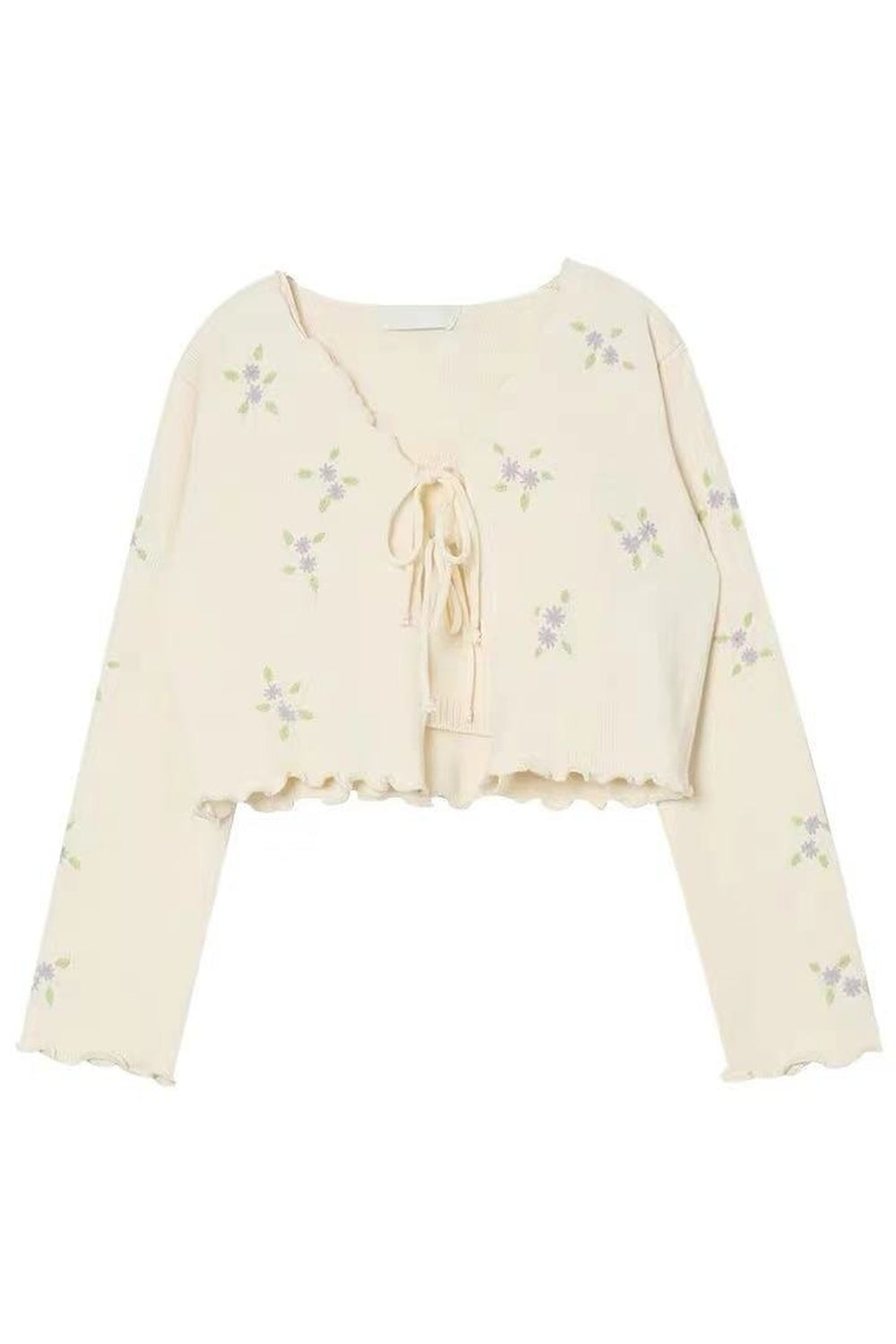 Fairy Vintage Embroidery Fall Cardigan cottagecoreclothes